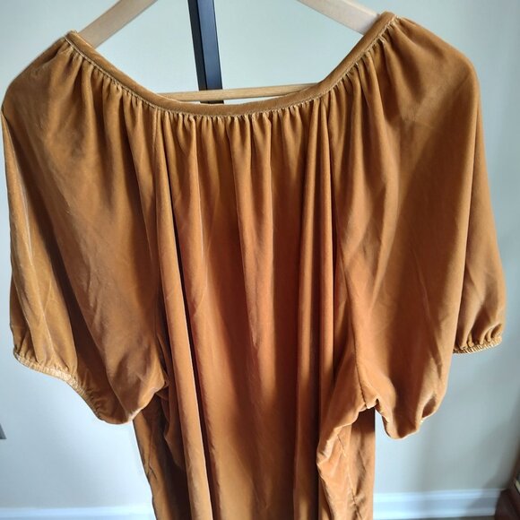 Old Navy Velvet Short Sleeve Mini Dress - Size Petite XXL - Picture 1 of 2